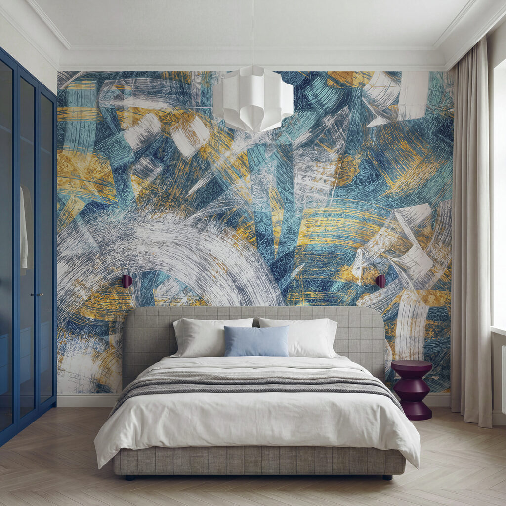Touches en tous sens dans un intérieur