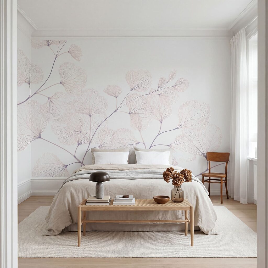 Rameaux presque blancs dans un intérieur