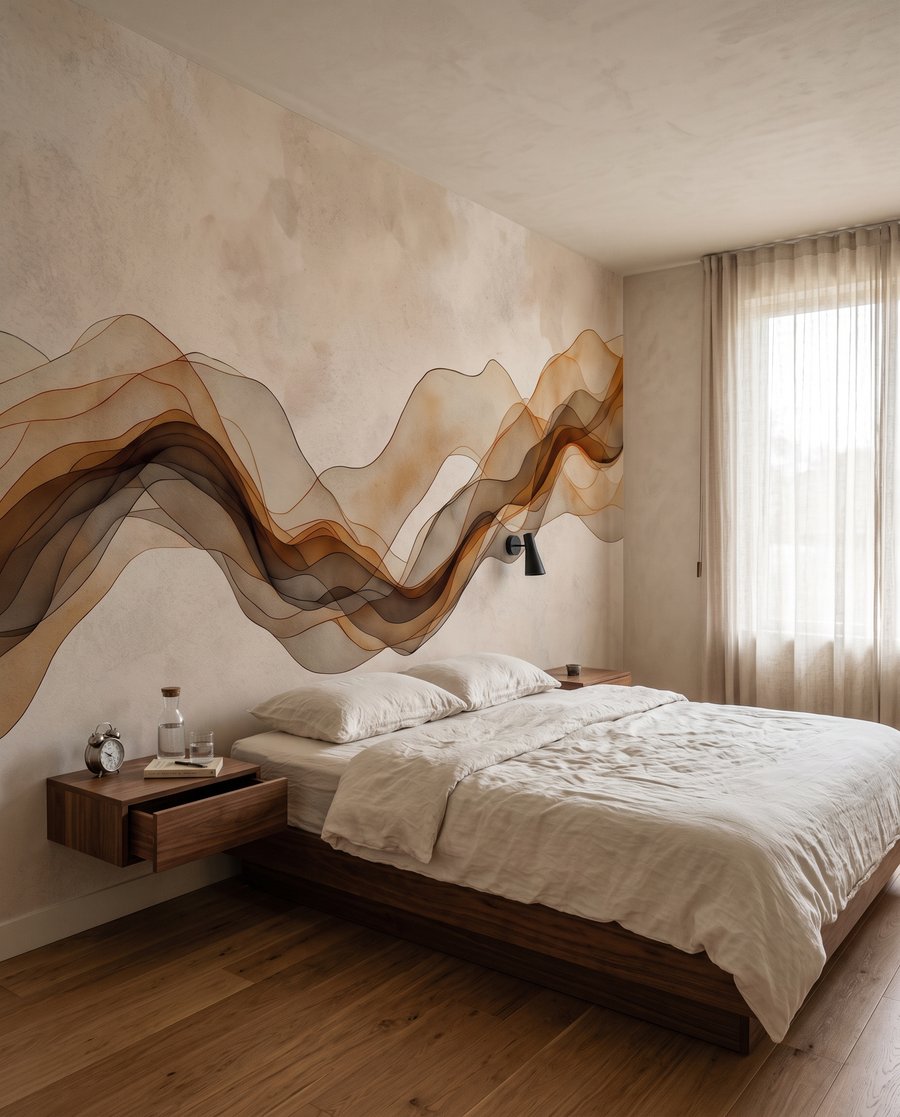 Strates fluides dans un intérieur