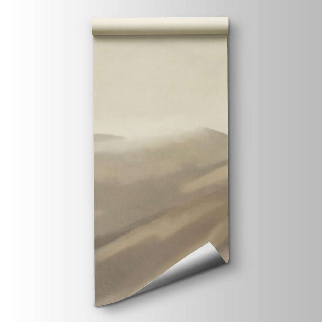 Montagnes en reflet matinal — vue du produit
