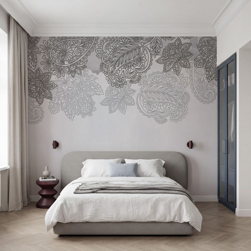 Motifs paisley en bordure — intérieur 1