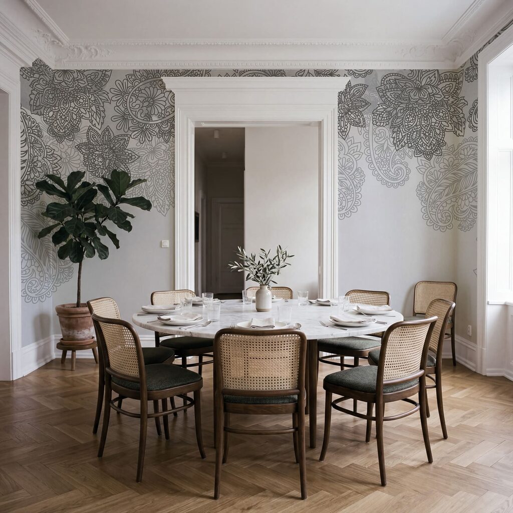 Motifs paisley en bordure — intérieur 5