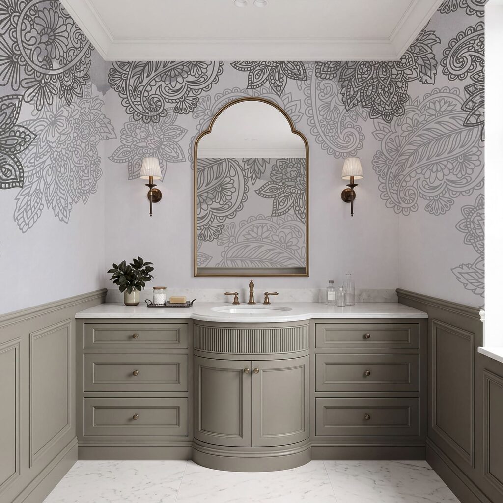 Motifs paisley en bordure — intérieur 6