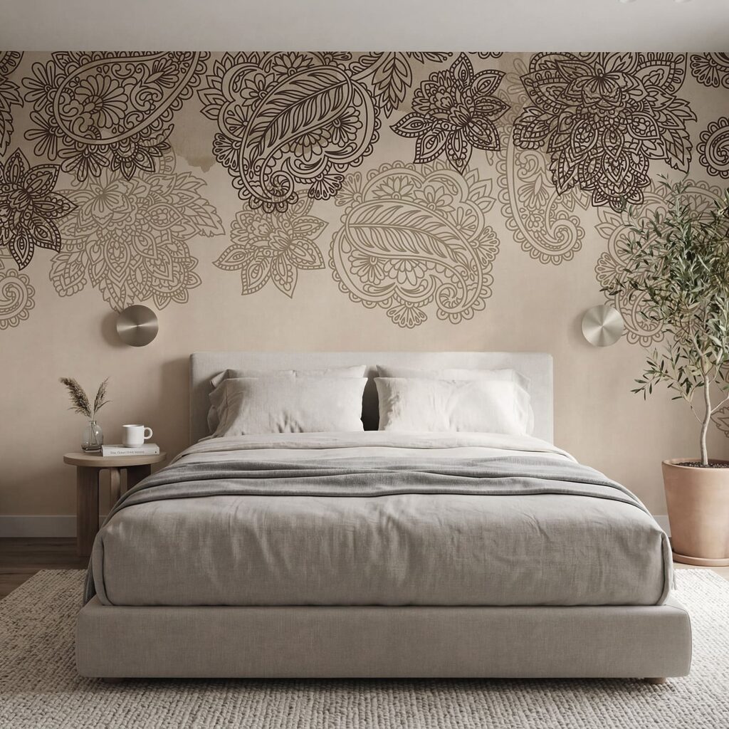 Motifs paisley en bordure — intérieur 1