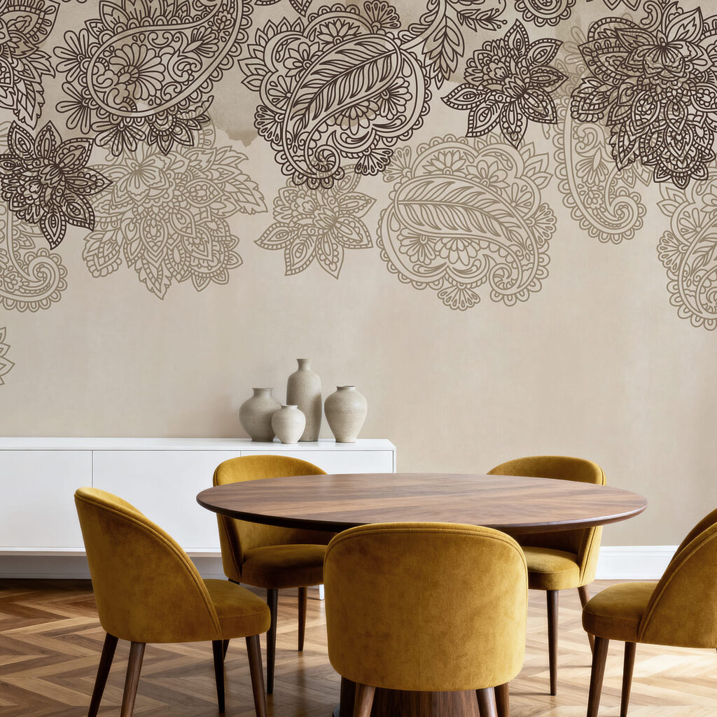 Motifs paisley en bordure — intérieur 3