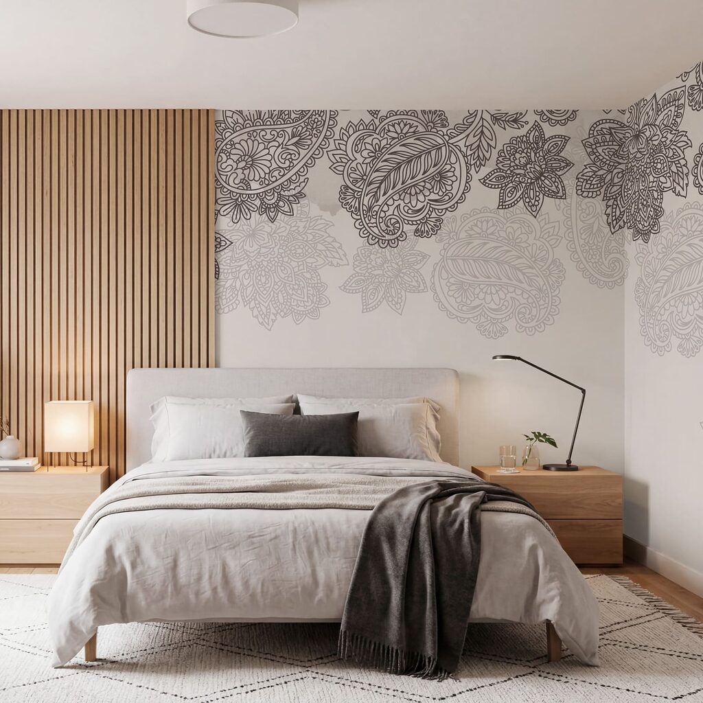 Motifs paisley en bordure — intérieur 2