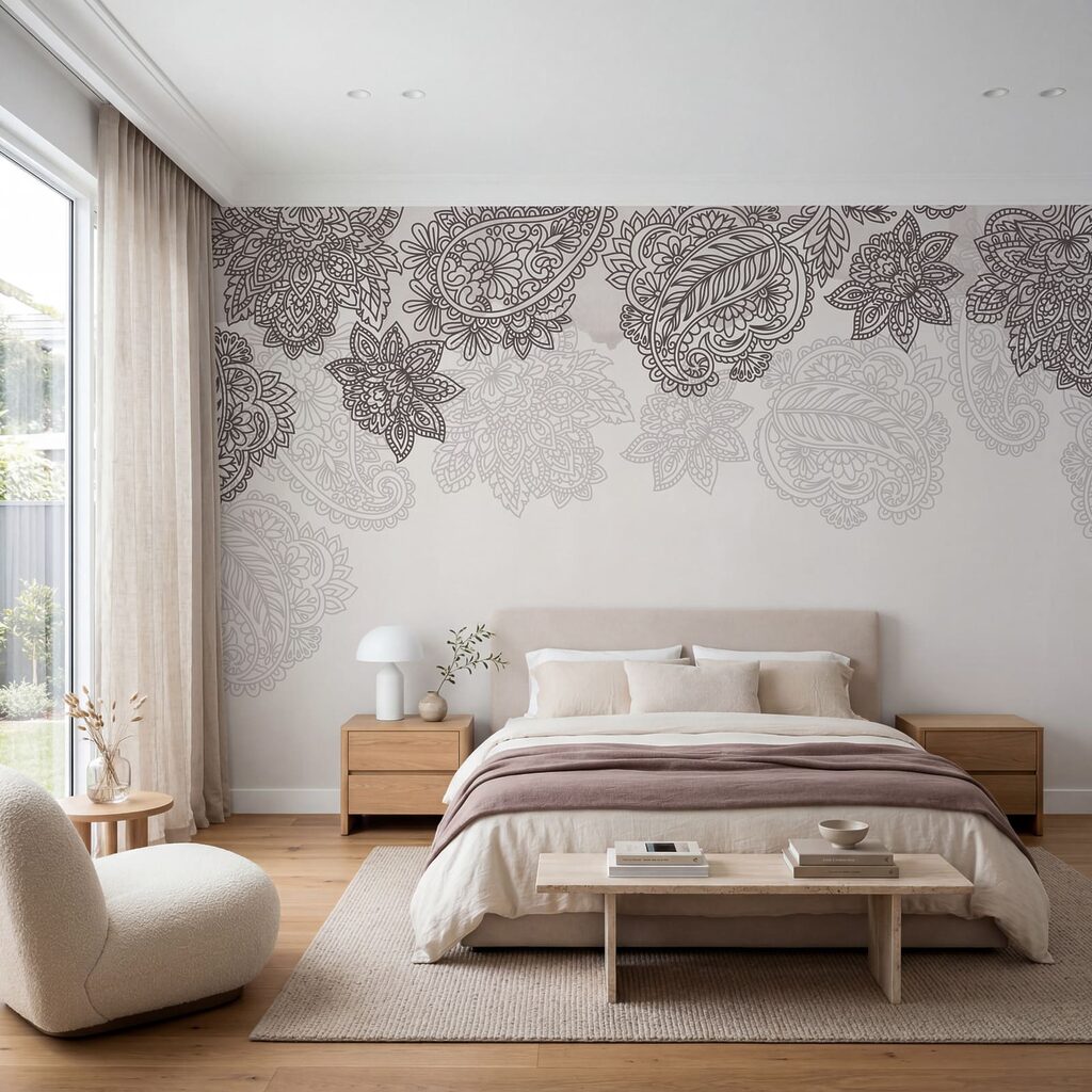 Motifs paisley en bordure — intérieur 1