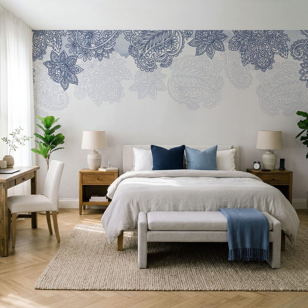 Motifs paisley en bordure — intérieur 2