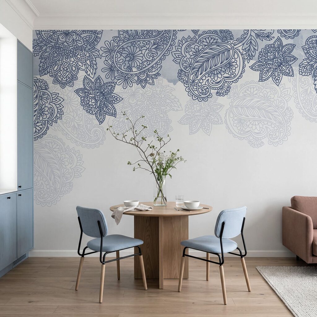 Motifs paisley en bordure — intérieur 1
