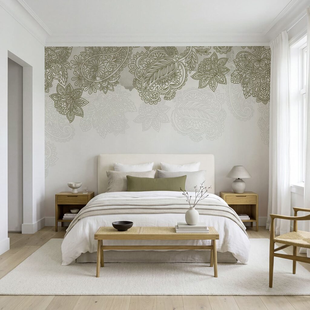 Motifs paisley en bordure — intérieur 1