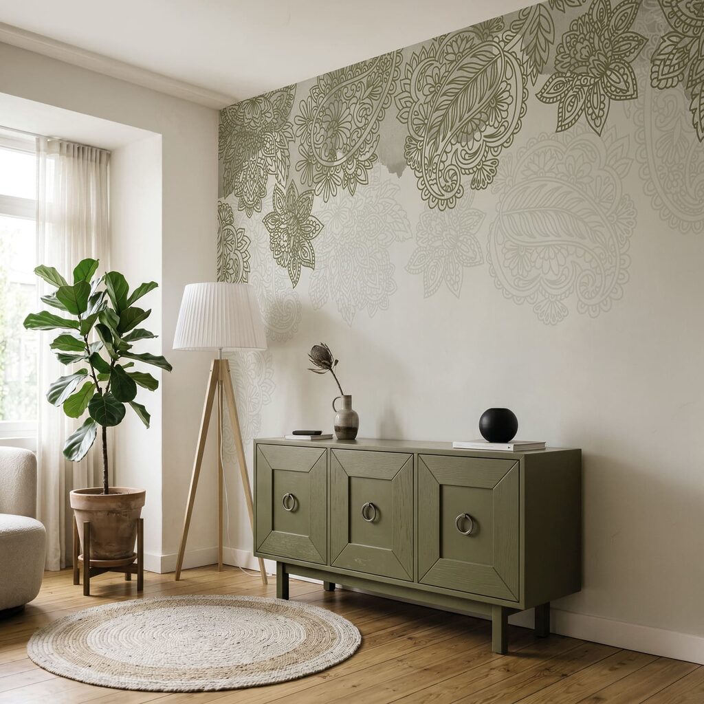 Motifs paisley en bordure — intérieur 2