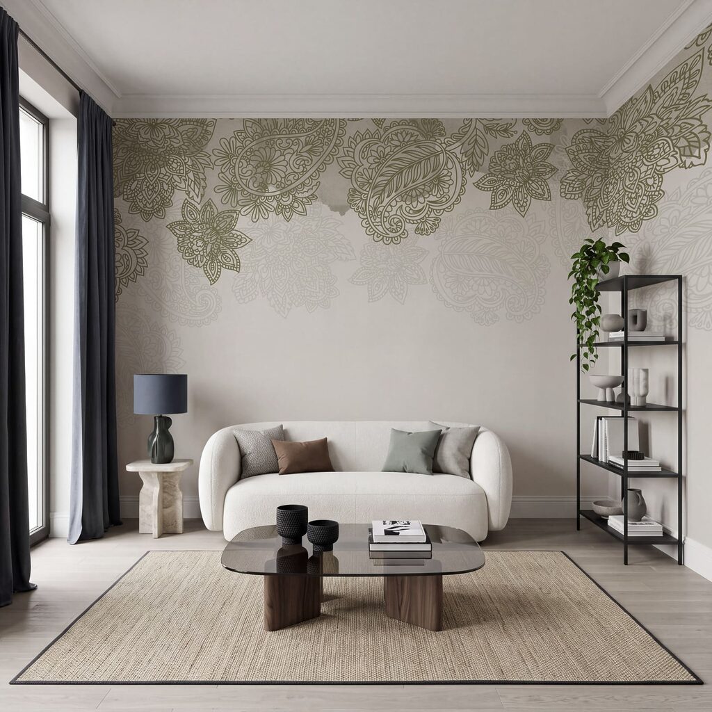 Motifs paisley en bordure — intérieur 3