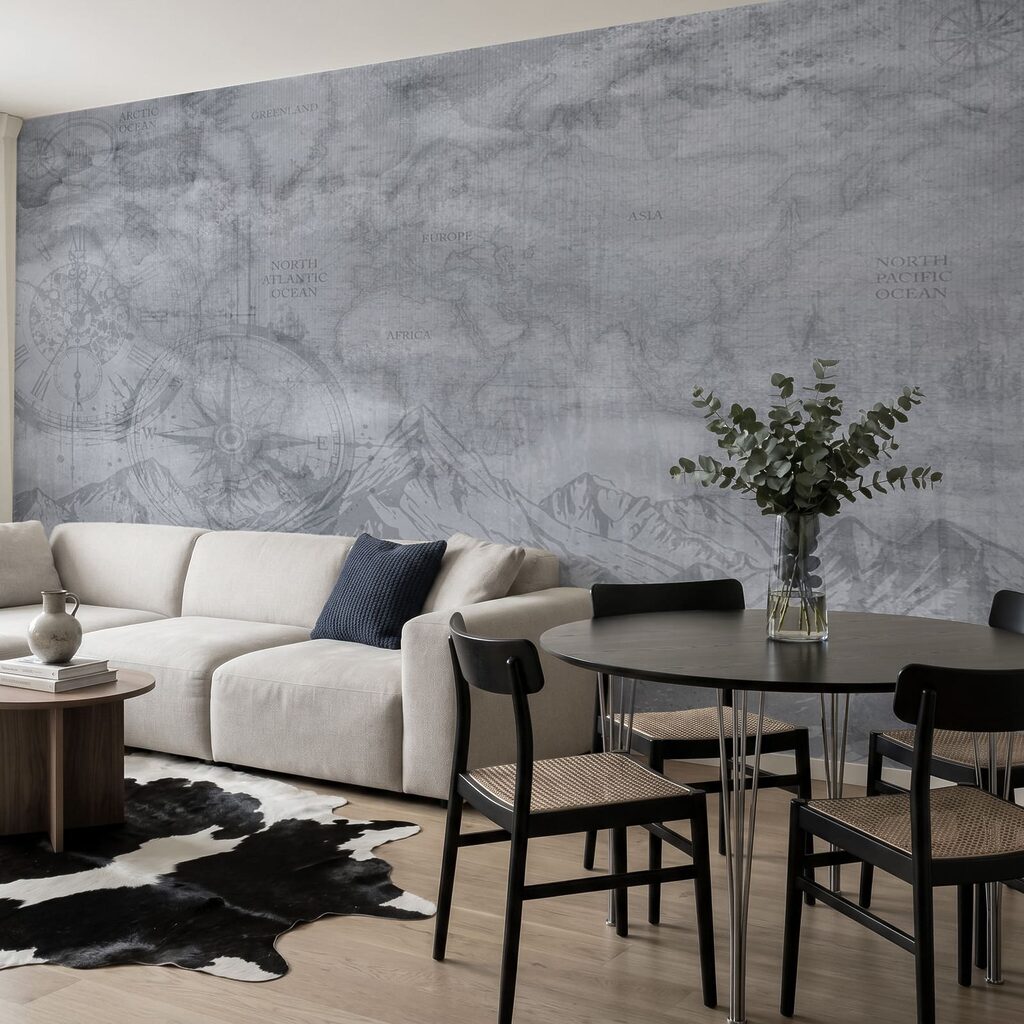 Lignes sur fond patiné — intérieur 3