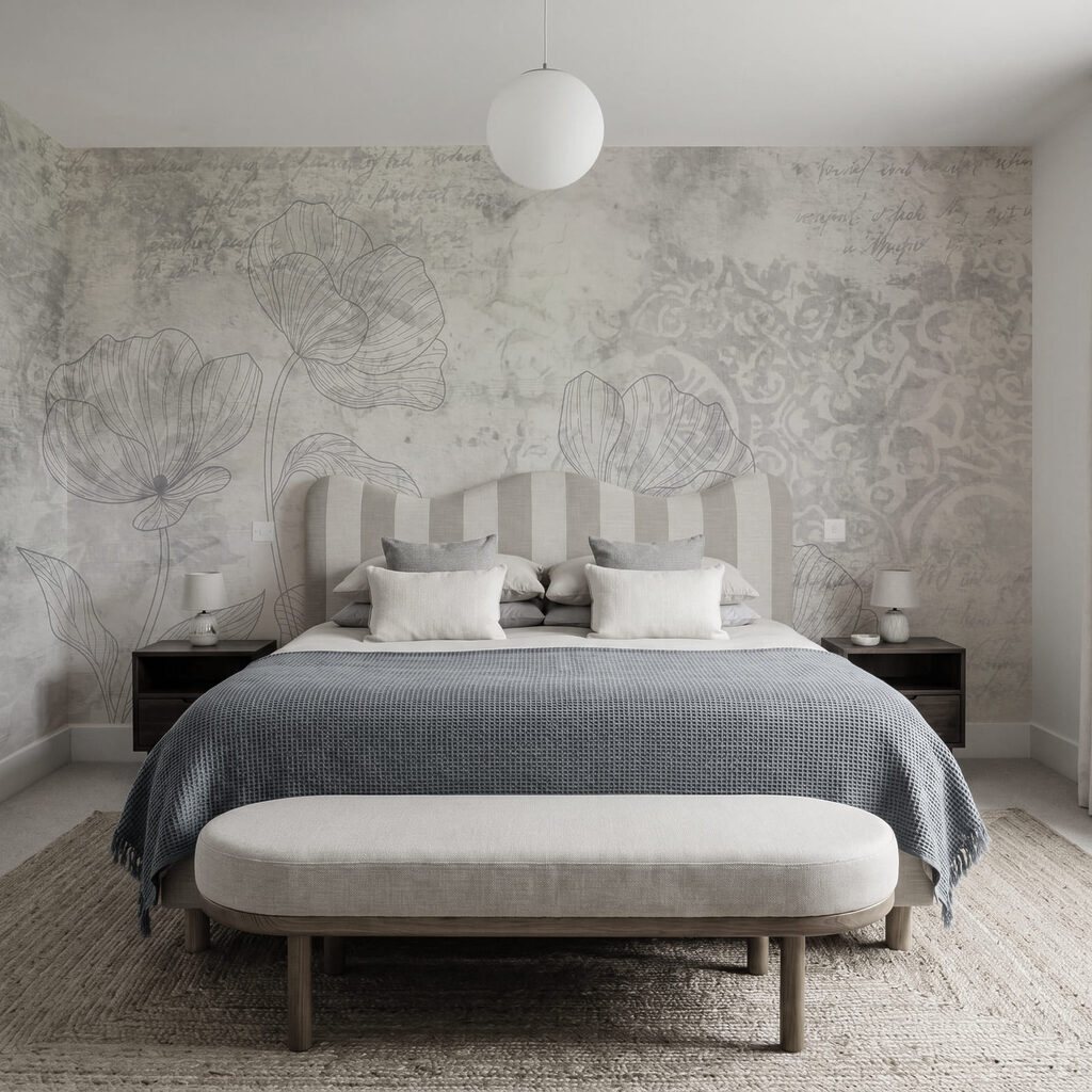 Fleurs et ornements anciens — intérieur 2