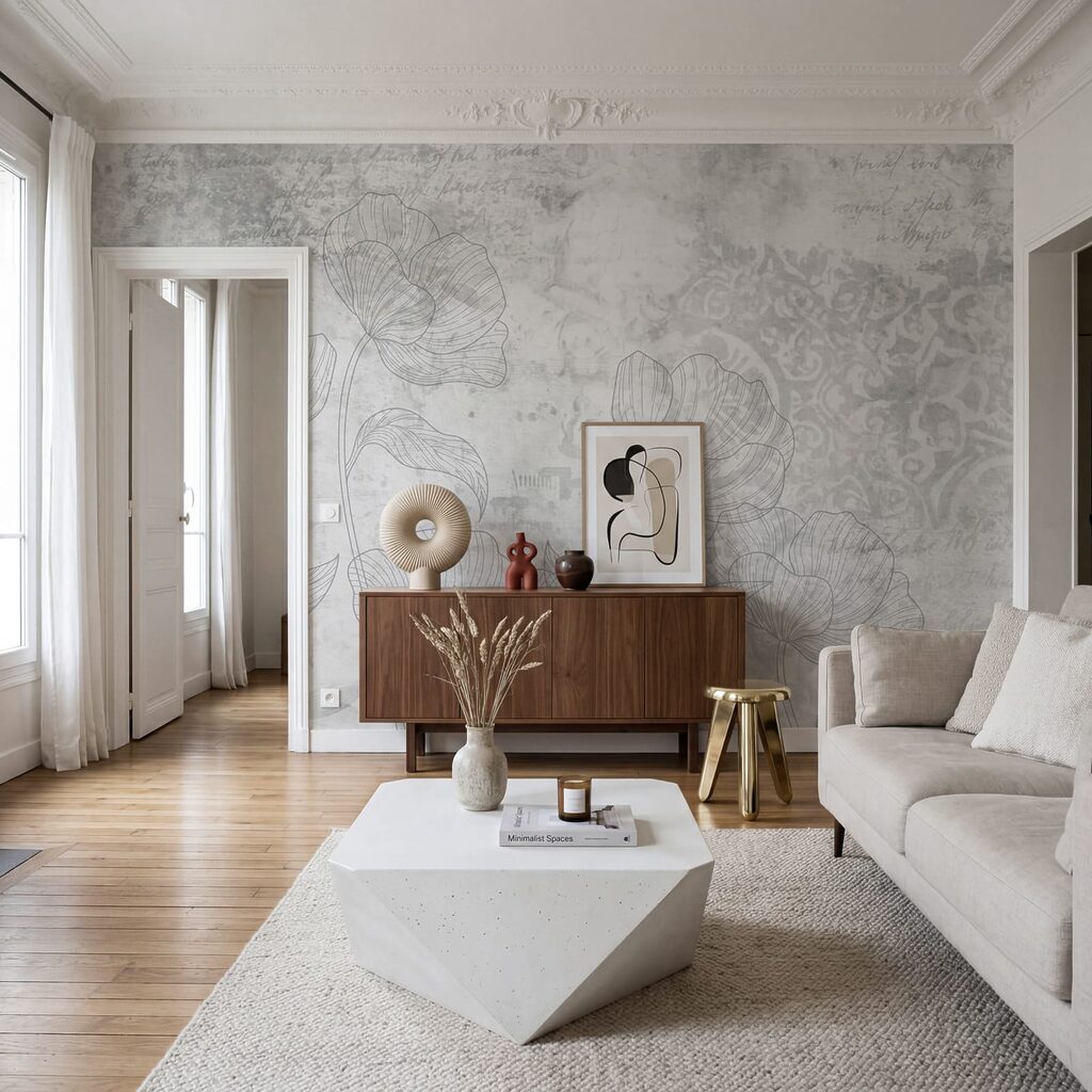 Fleurs et ornements anciens — intérieur 4