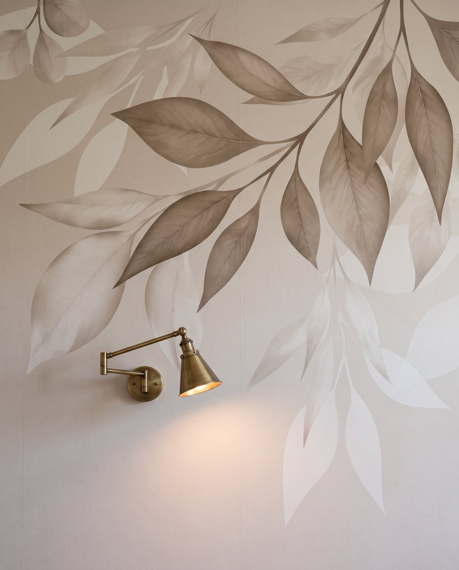 Feuillage en cascade — détail
