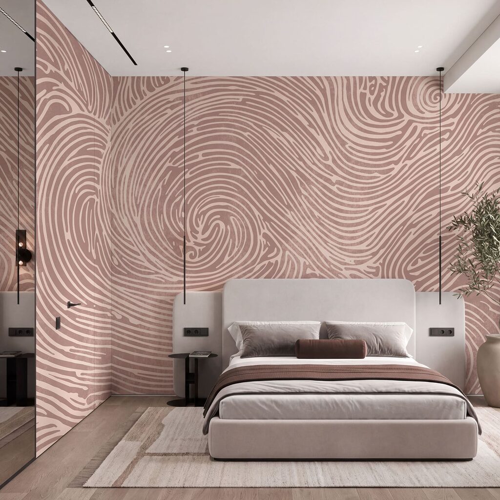 Spirales en lignes ondulées — intérieur 1