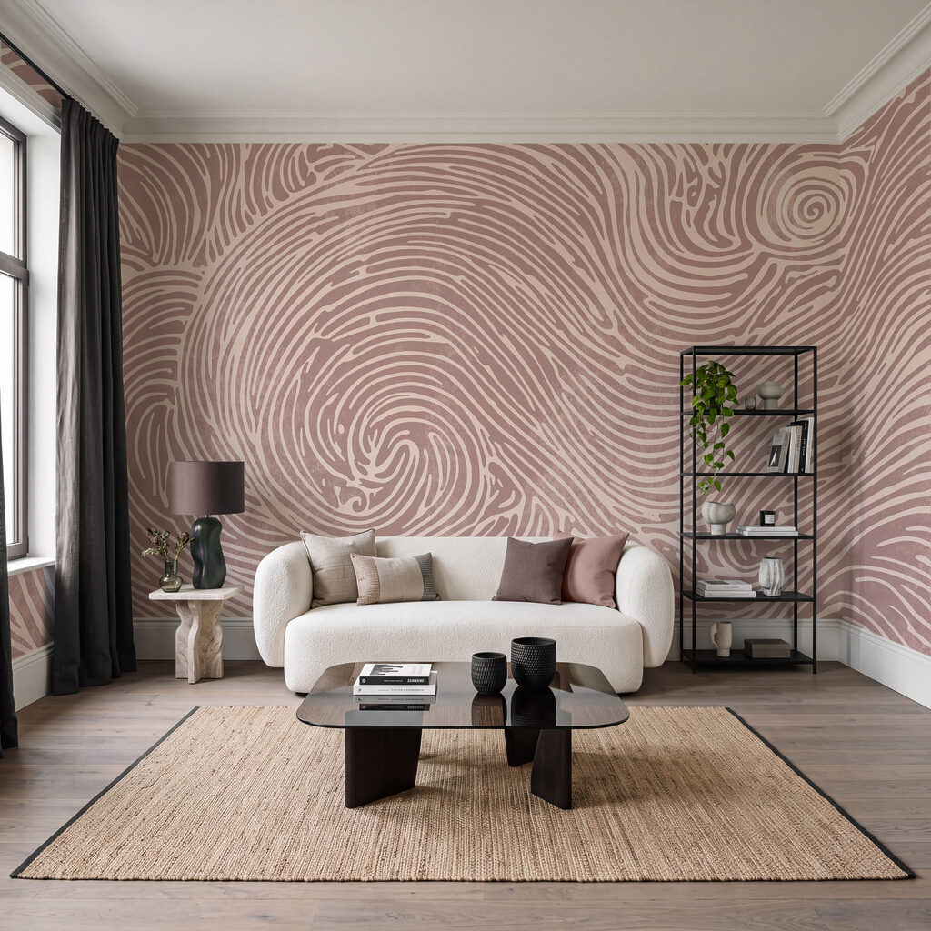 Spirales en lignes ondulées — intérieur 2