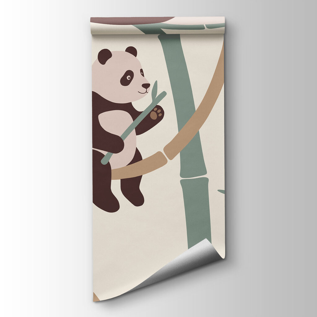 Pandas dans les bambous — vue du produit