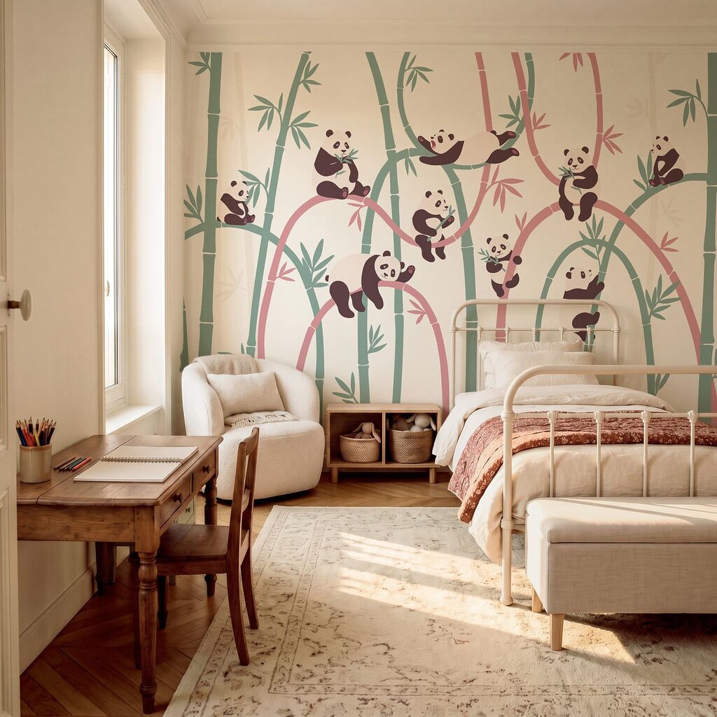 Pandas dans les bambous — intérieur 3