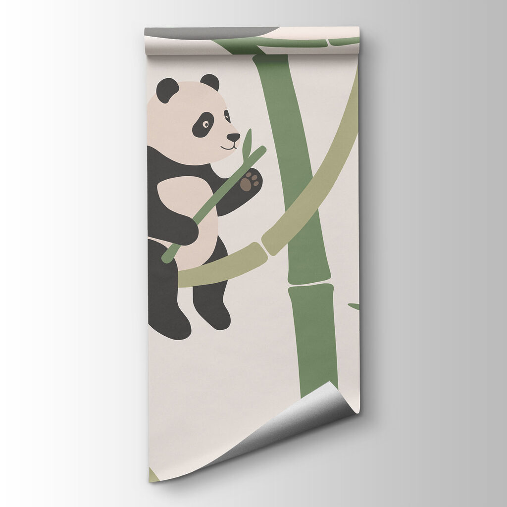 Pandas dans les bambous — vue du produit