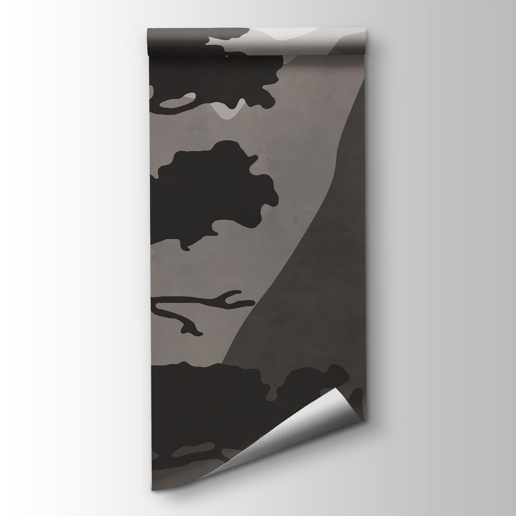 Pins et montagnes colorées — vue du produit