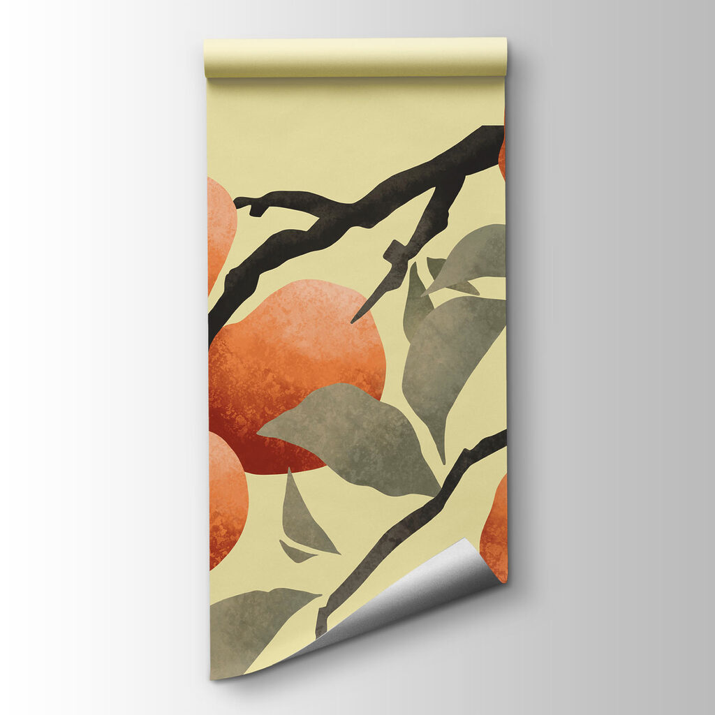 Oranges sur branches souples — vue du produit