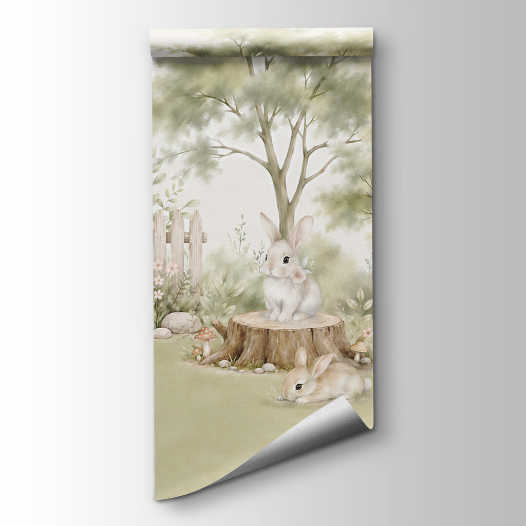 Lapins derrière la barrière — vue du produit