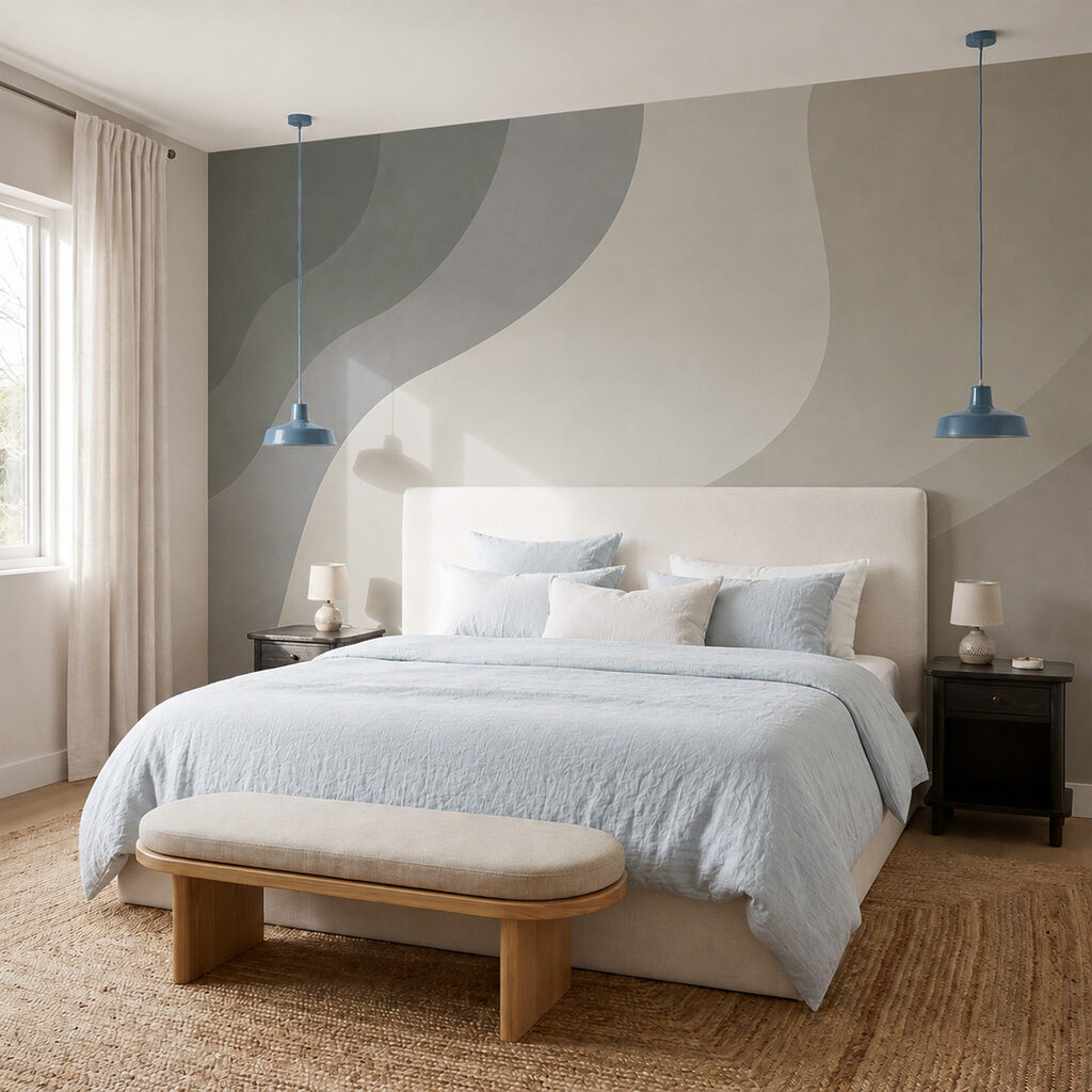 Larges bandes ondulantes — intérieur 1