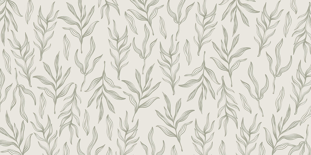 Brindilles à la plume — motif complet