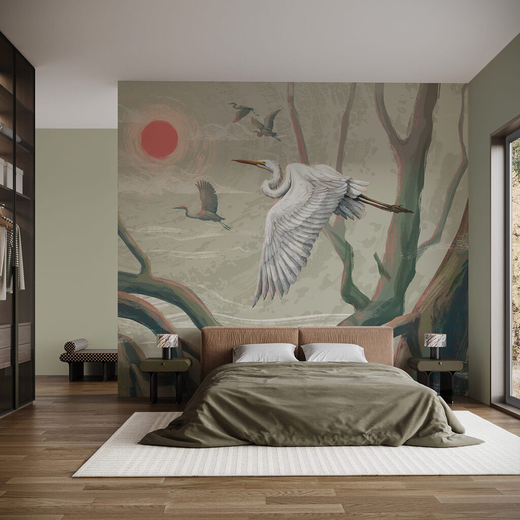 Envol entre les troncs — intérieur 2