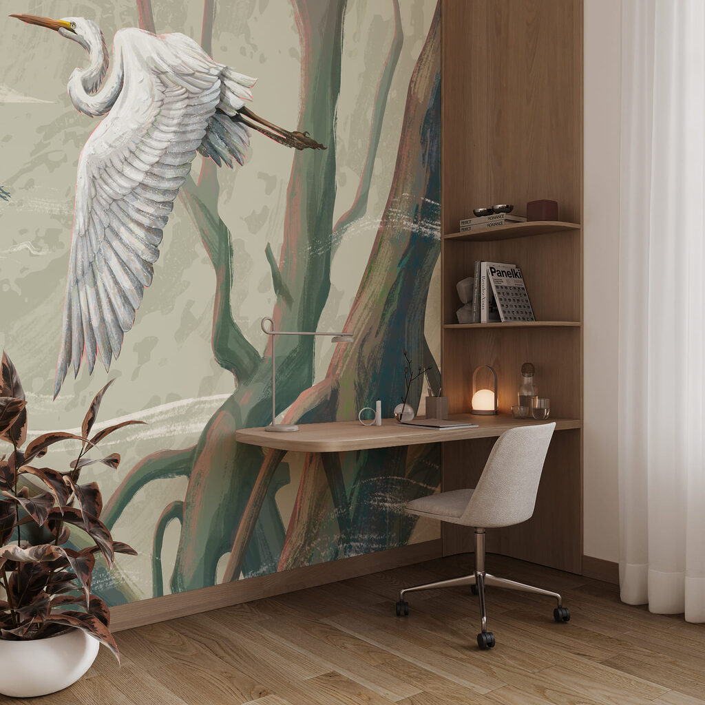 Envol entre les troncs — intérieur 3