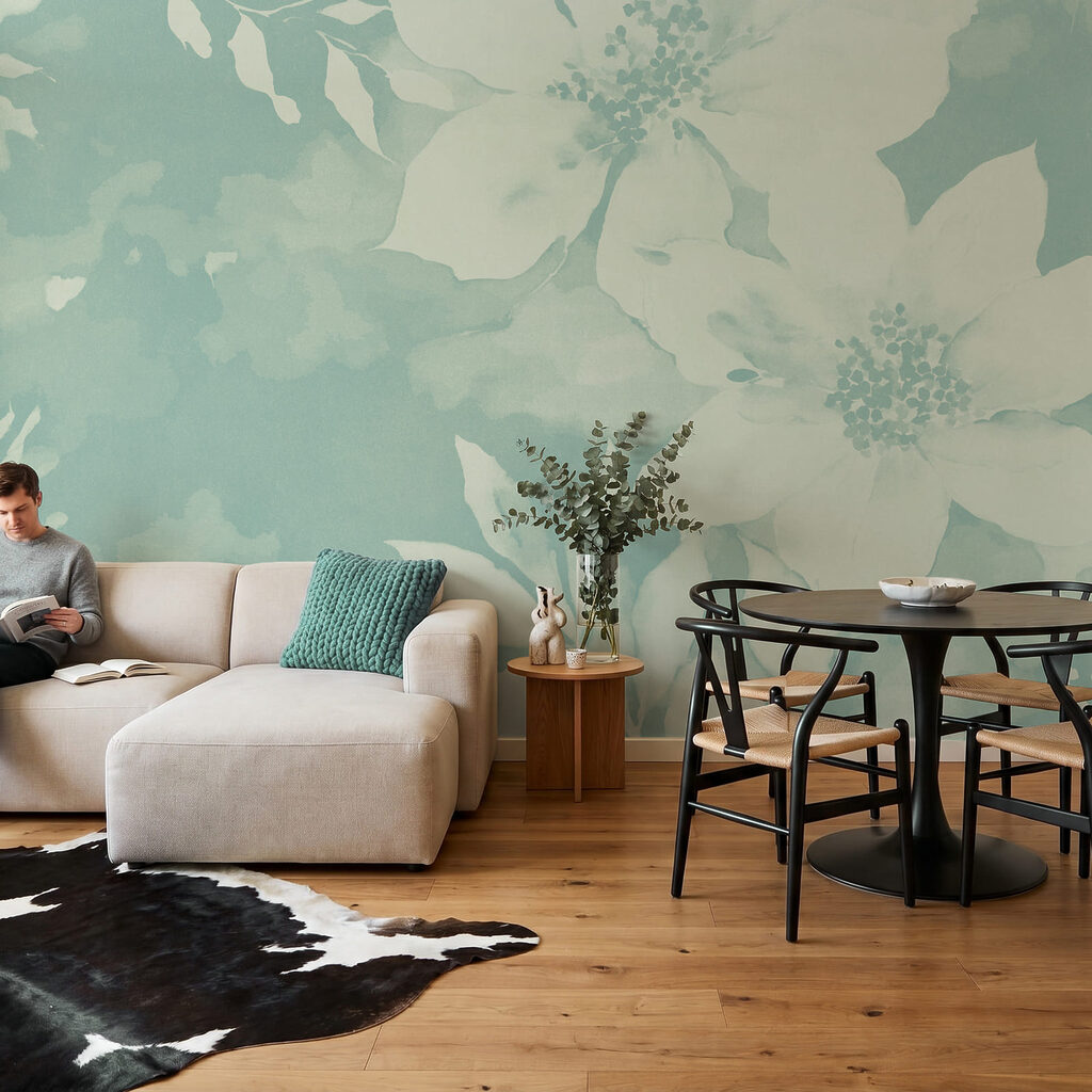 Jardin en fleurs — intérieur 1