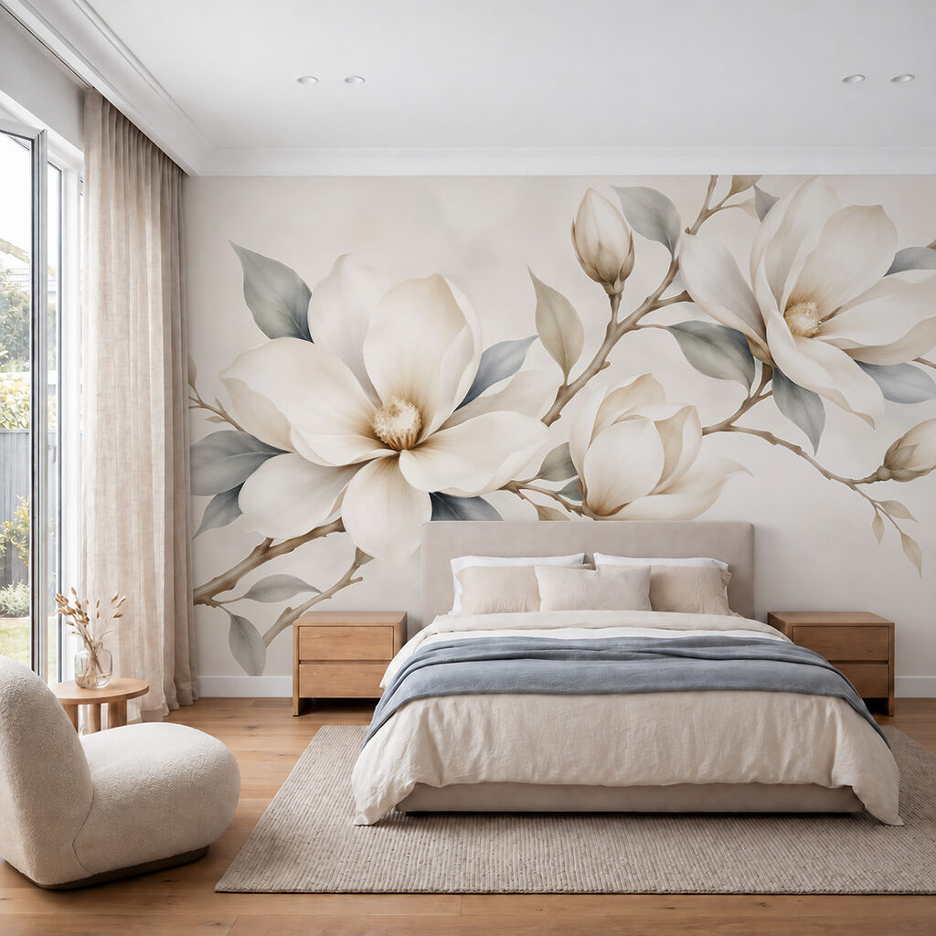 Fleurs blanches sur rameaux — intérieur 2