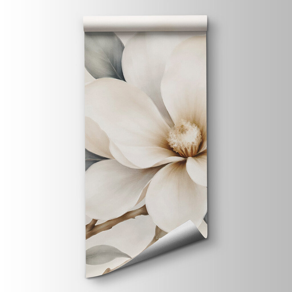 Fleurs blanches sur rameaux — vue du produit