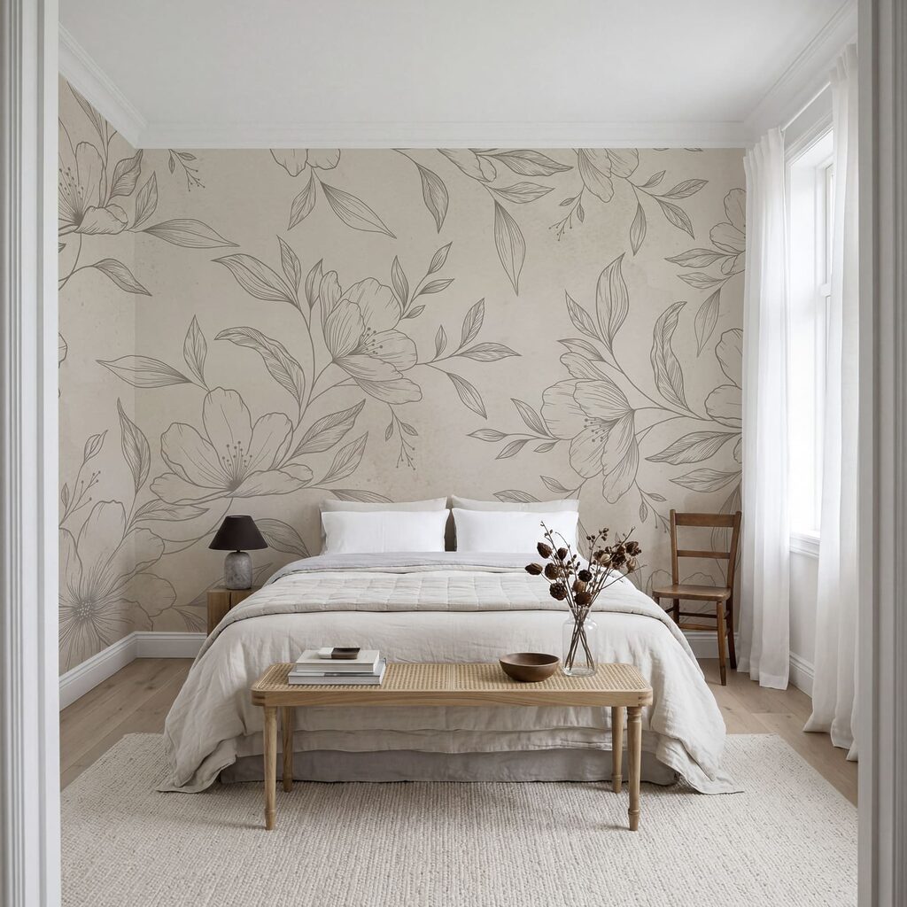 Fleurs finement dessinées — intérieur 2