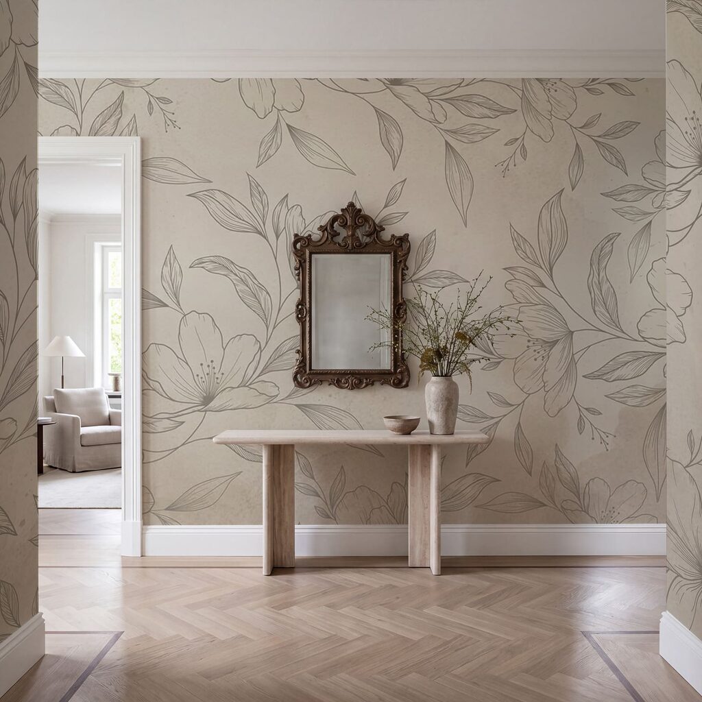 Fleurs finement dessinées — intérieur 3
