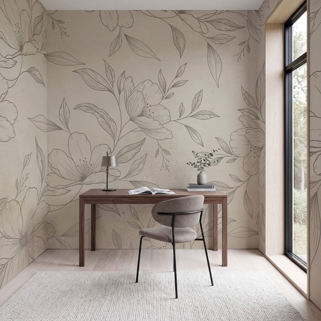 Fleurs finement dessinées — intérieur 7