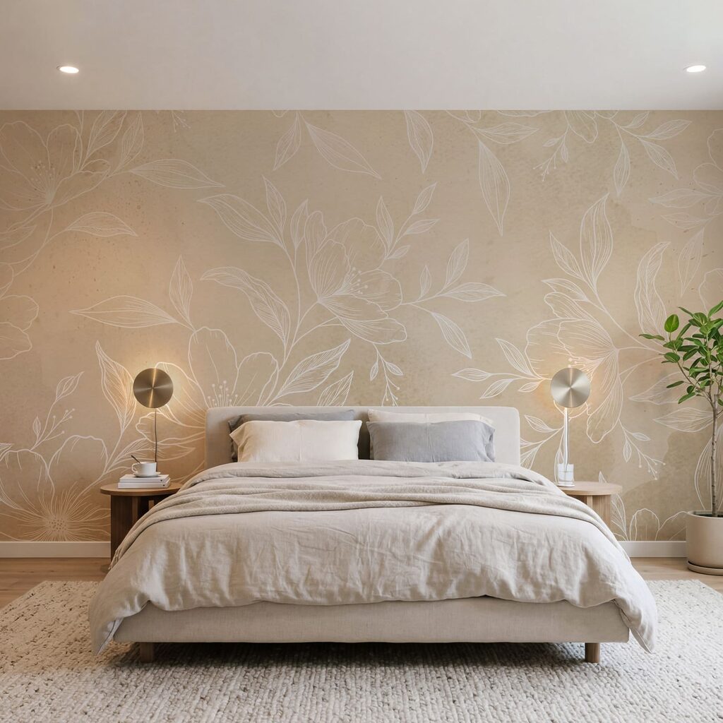 Fleurs finement dessinées — intérieur 2