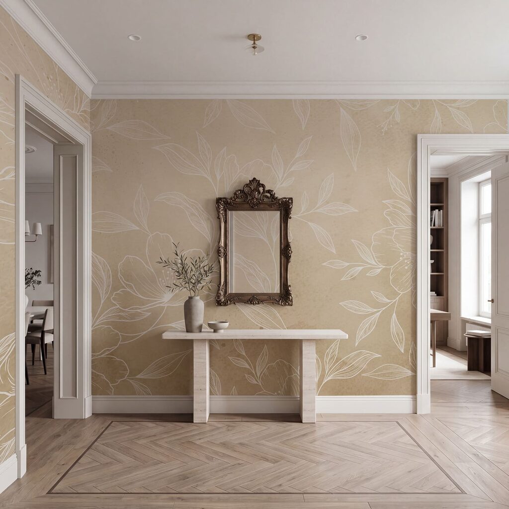 Fleurs finement dessinées — intérieur 3