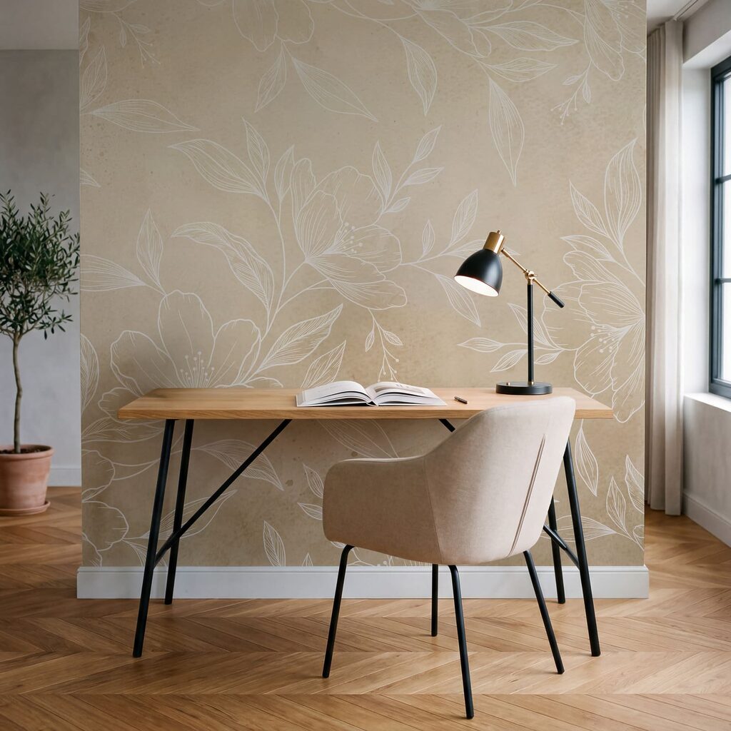 Fleurs finement dessinées — intérieur 6