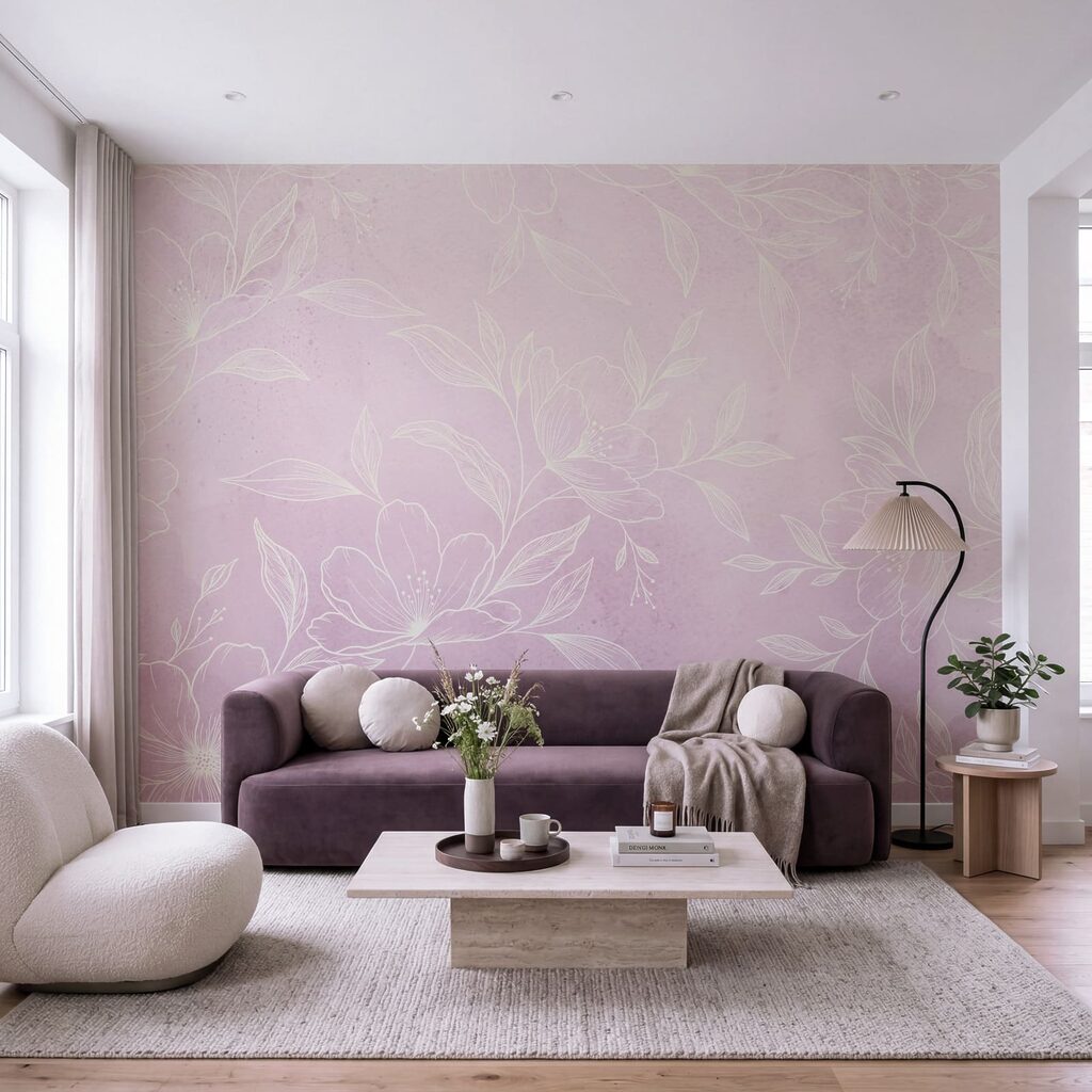Fleurs finement dessinées — intérieur 2