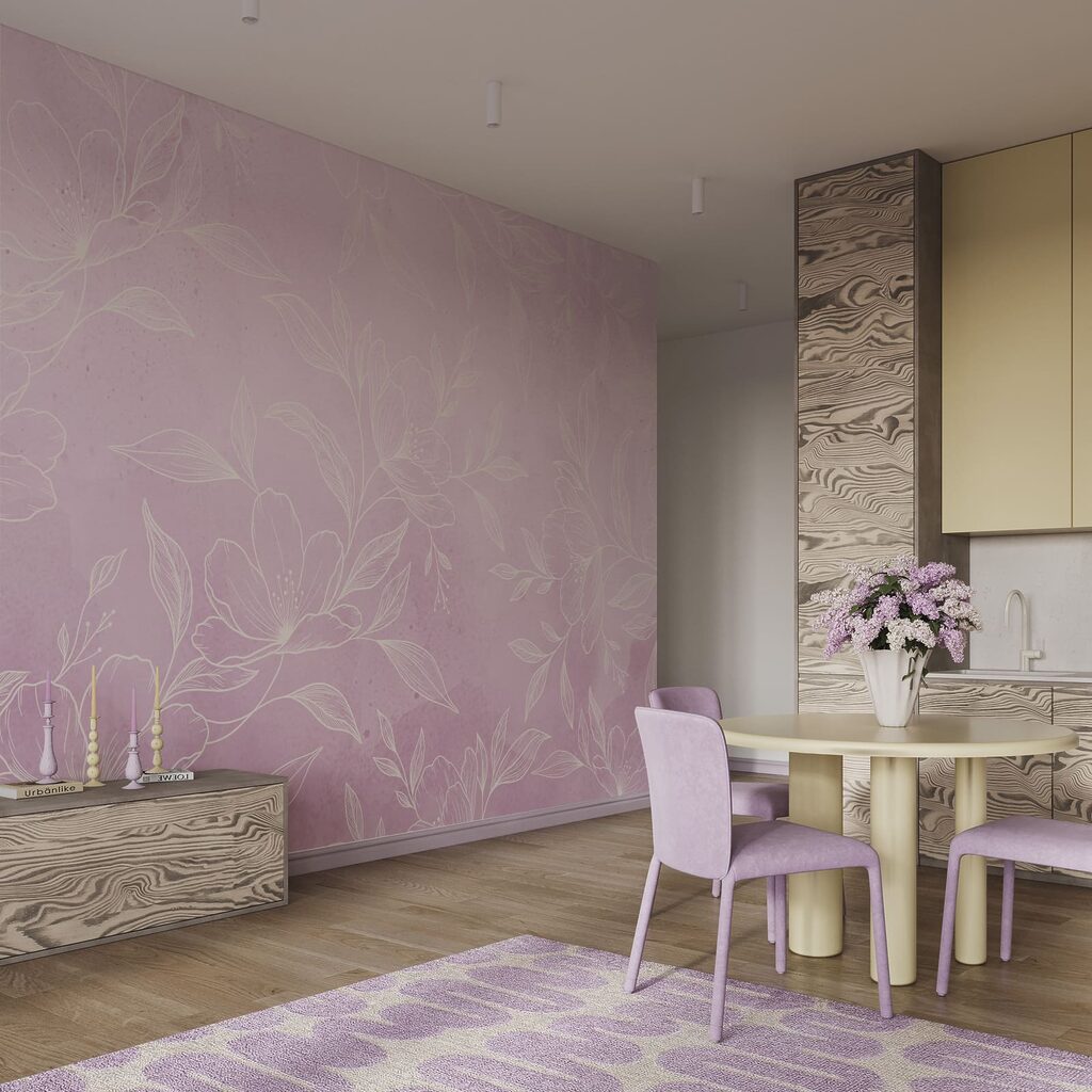 Fleurs finement dessinées — intérieur 3