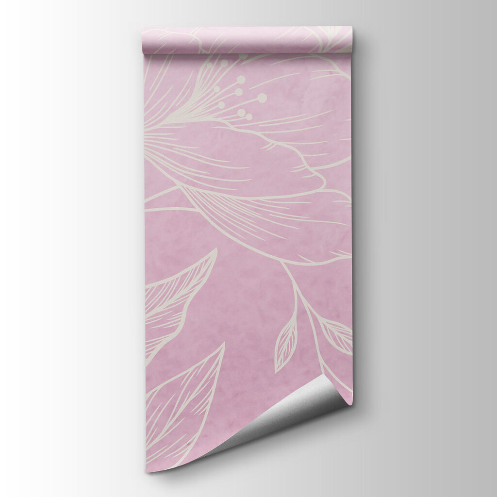 Fleurs finement dessinées — vue du produit