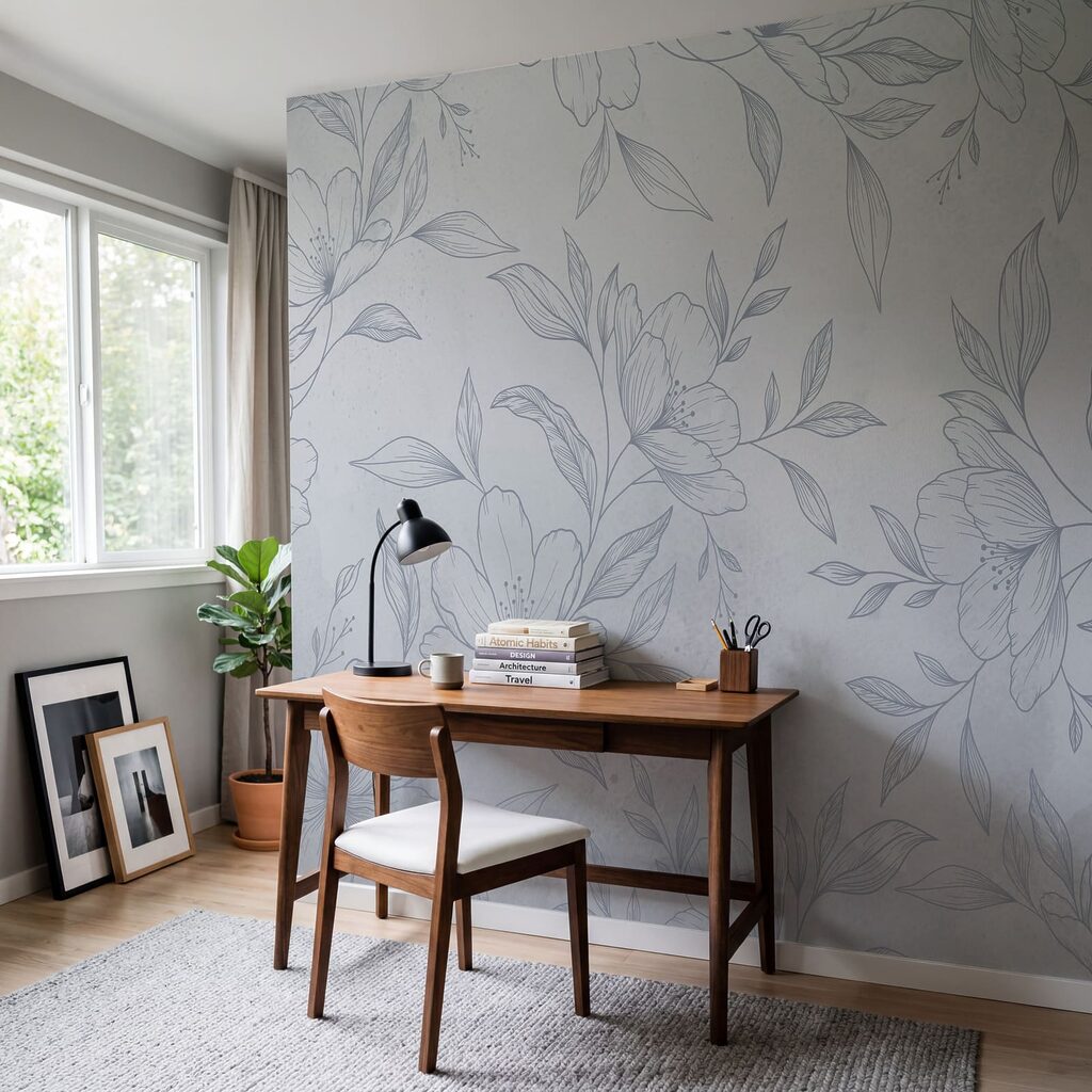 Fleurs finement dessinées — intérieur 4