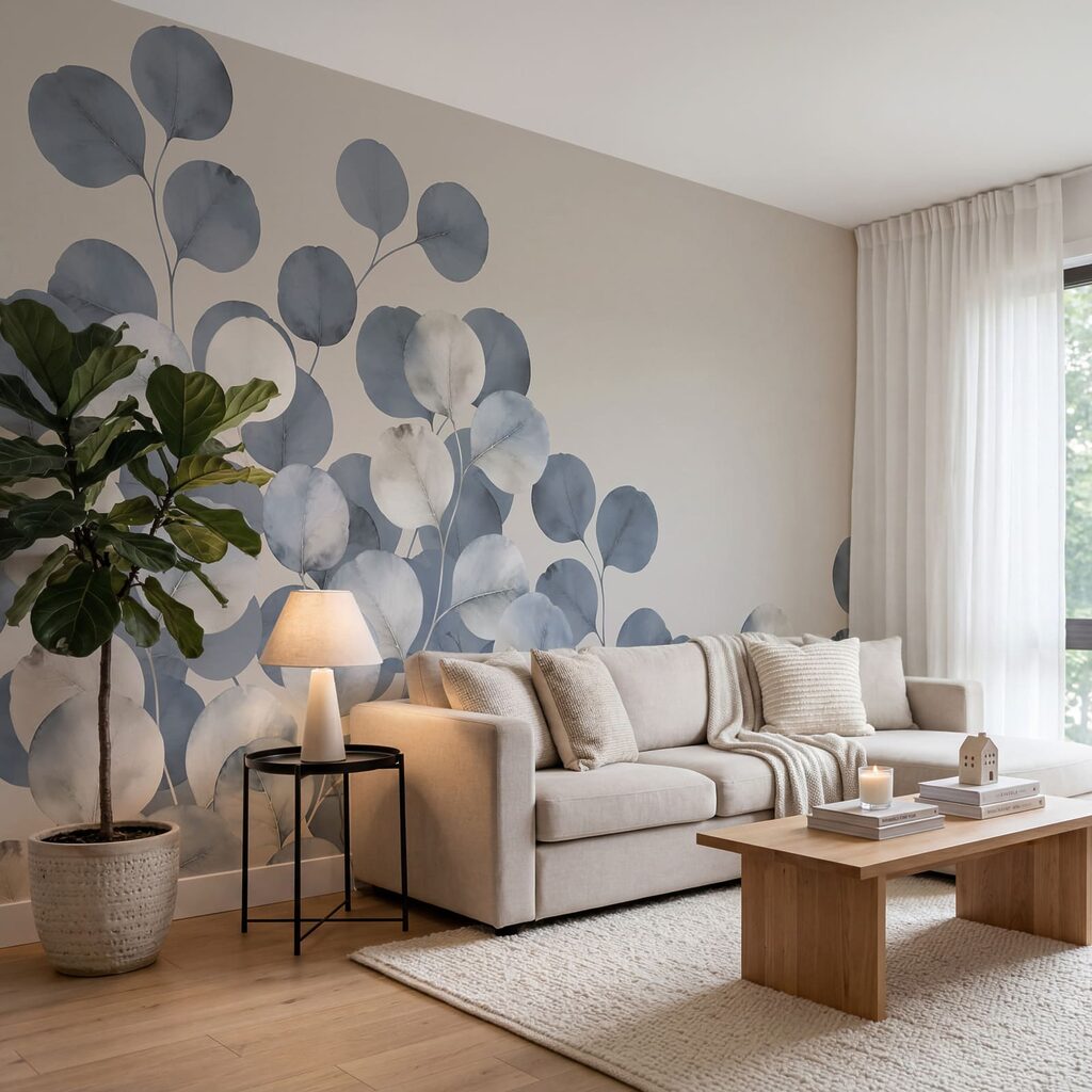 Feuilles rondes superposées — intérieur 2