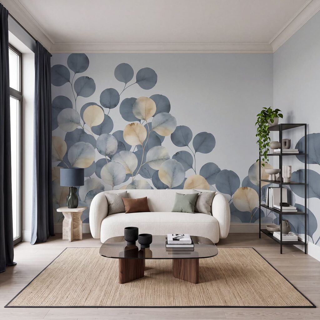 Feuilles rondes superposées — intérieur 3