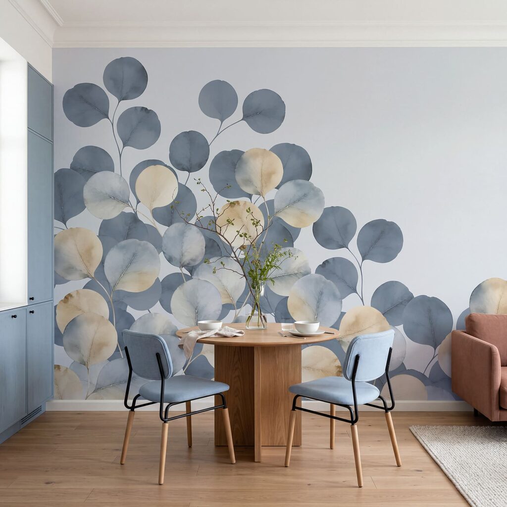 Feuilles rondes superposées — intérieur 1