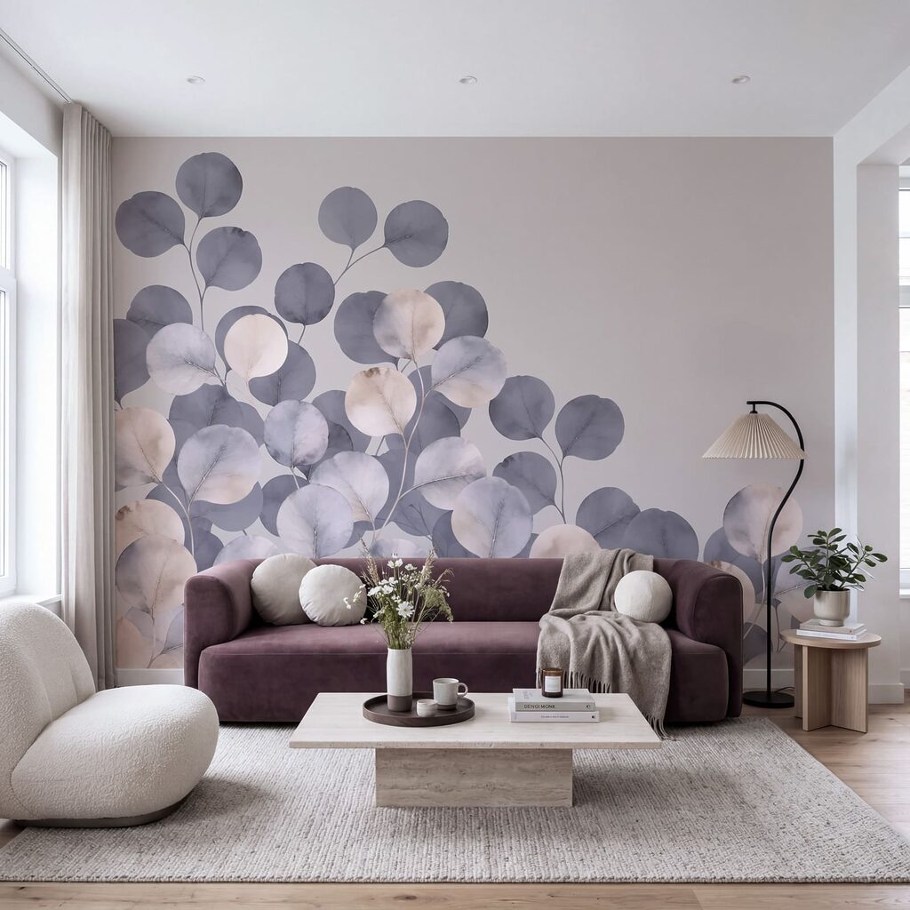 Feuilles rondes superposées — intérieur 2