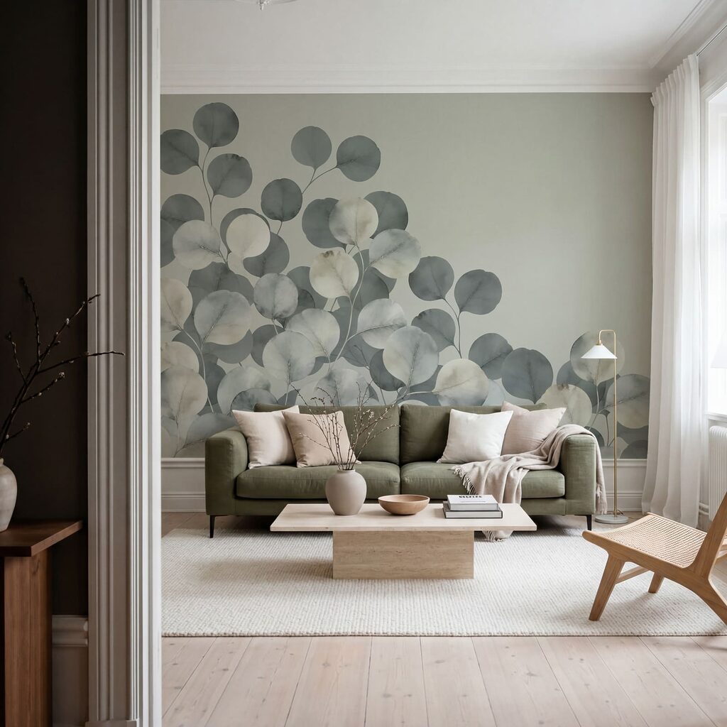 Feuilles rondes superposées — intérieur 2